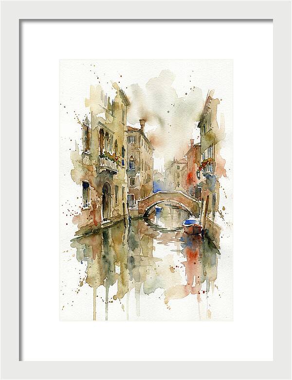 Tranquil Reflections In Venice