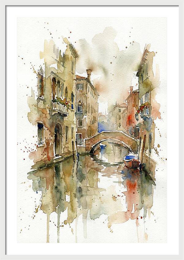 Tranquil Reflections In Venice