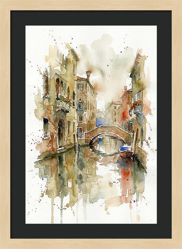 Tranquil Reflections In Venice