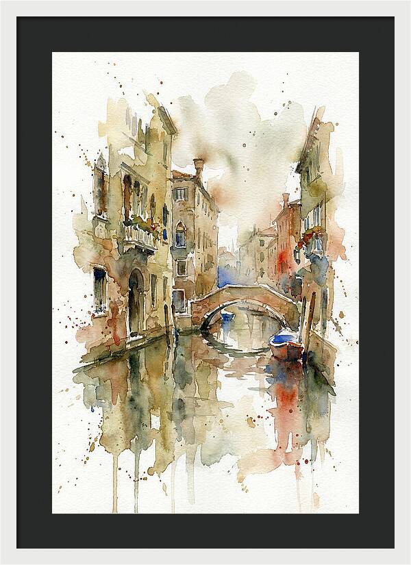 Tranquil Reflections In Venice