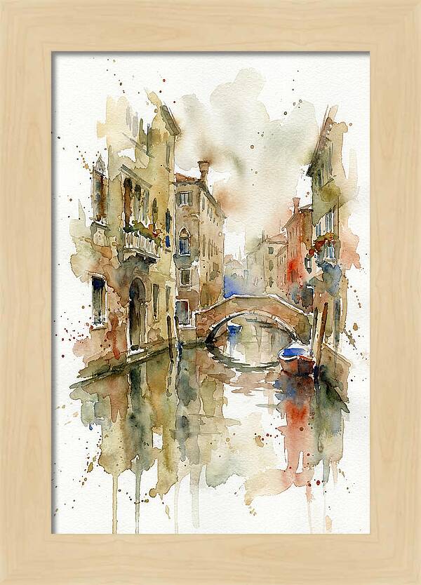 Tranquil Reflections In Venice