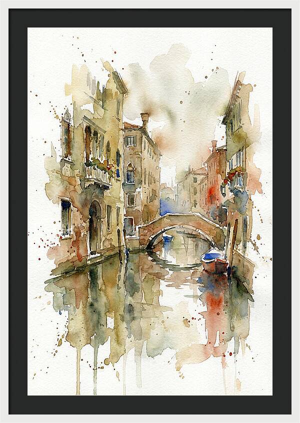 Tranquil Reflections In Venice
