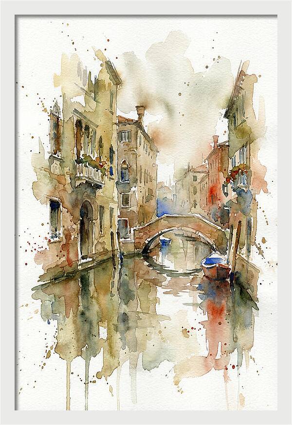 Tranquil Reflections In Venice