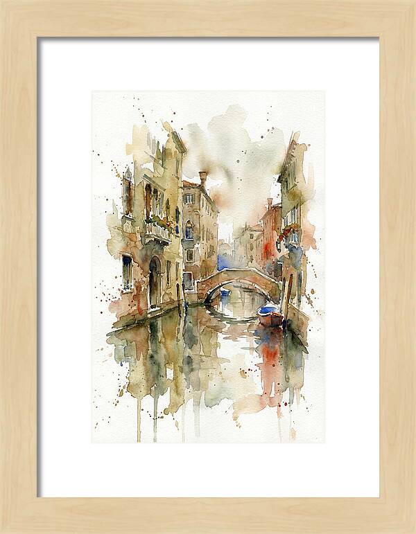 Tranquil Reflections In Venice