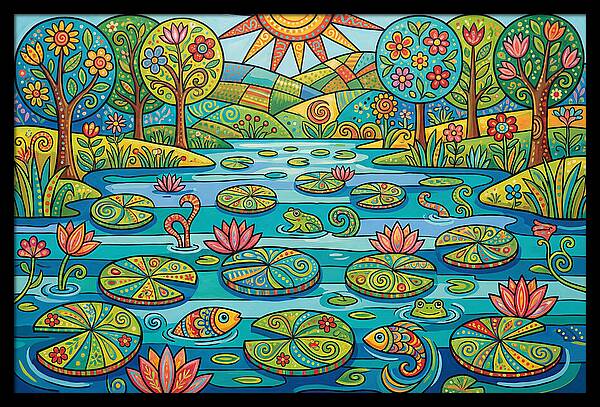 Tranquil Reflections In Water