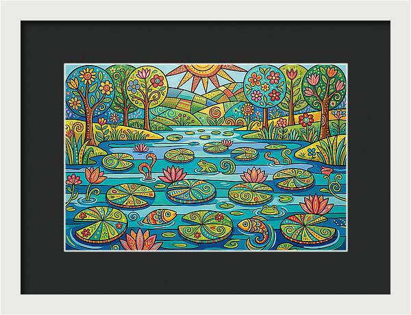 Tranquil Reflections In Water