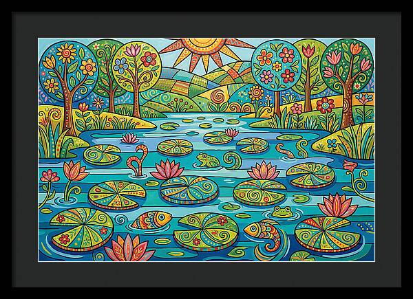 Tranquil Reflections In Water