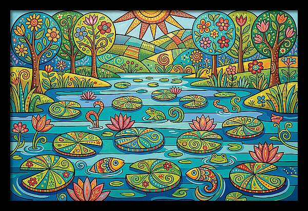 Tranquil Reflections In Water