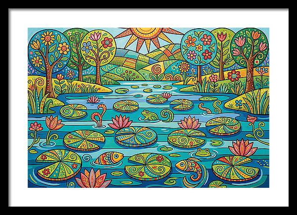 Tranquil Reflections In Water