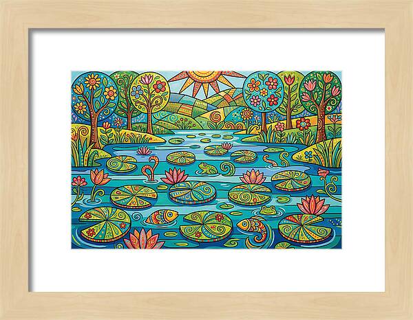 Tranquil Reflections In Water