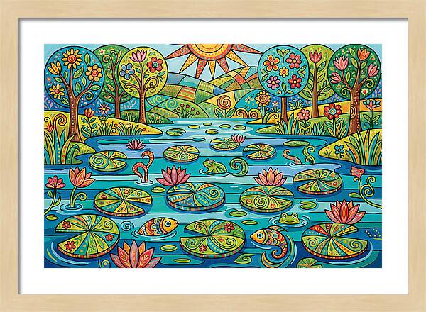 Tranquil Reflections In Water