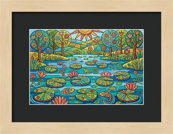 Tranquil Reflections In Water