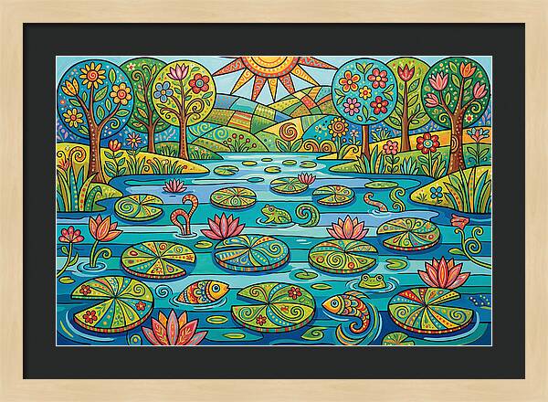 Tranquil Reflections In Water
