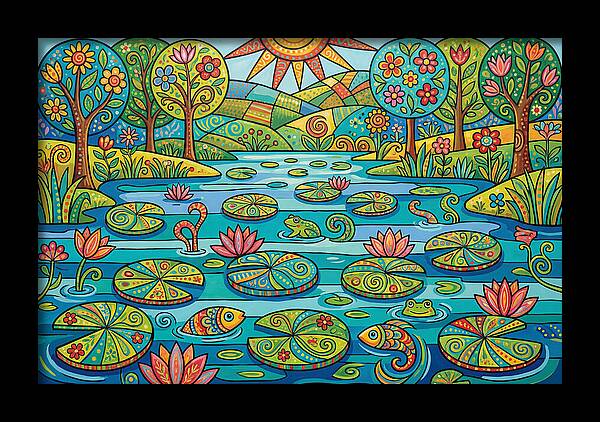 Tranquil Reflections In Water