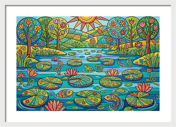 Tranquil Reflections In Water