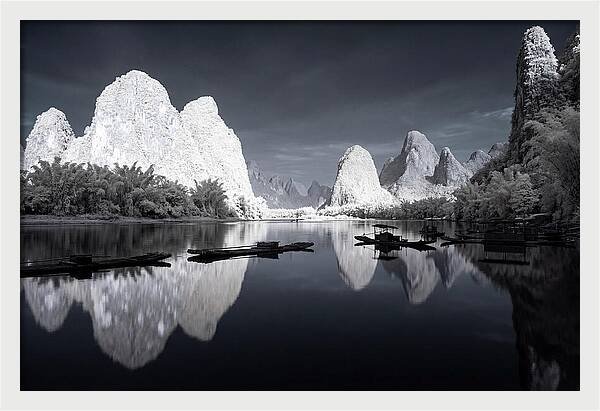 Tranquil Reflections Of Li River