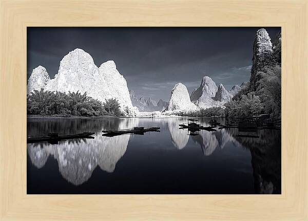 Tranquil Reflections Of Li River