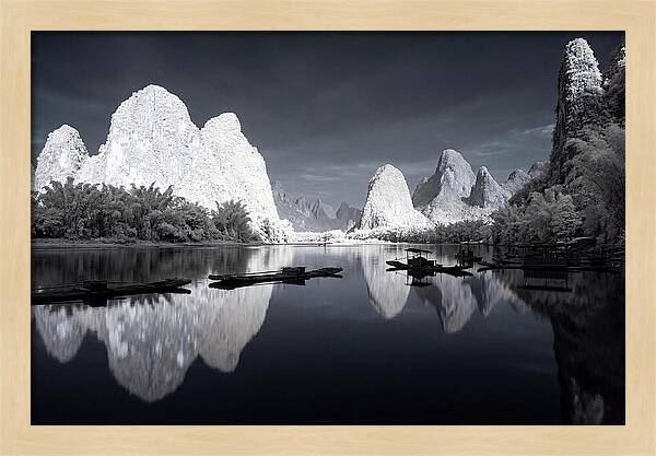 Tranquil Reflections Of Li River