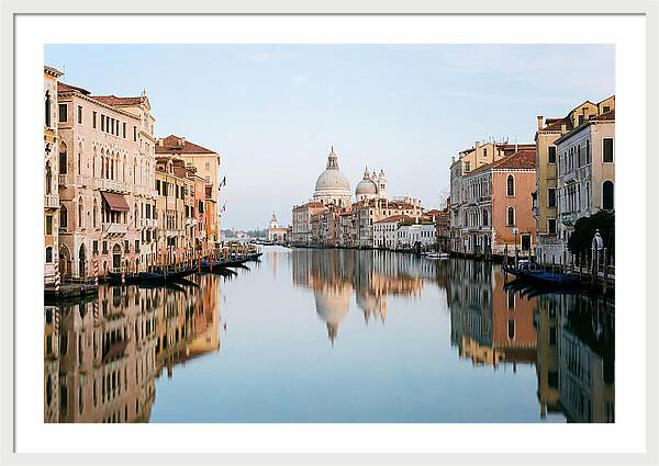 Tranquil Reflections On The Grand Canal