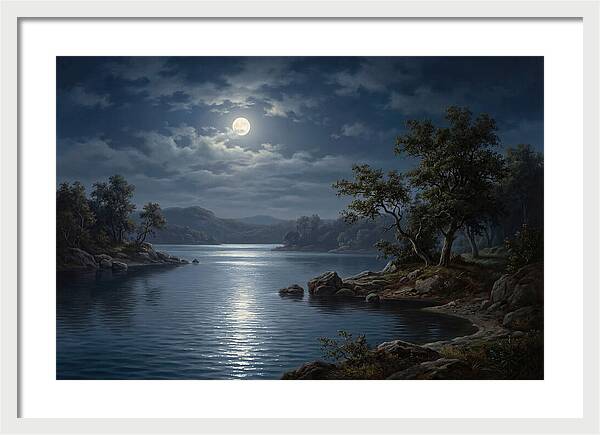 Tranquil Reflections Under Moonlight 5540
