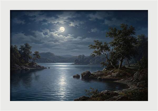 Tranquil Reflections Under Moonlight 5540