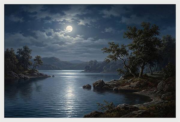 Tranquil Reflections Under Moonlight 5540