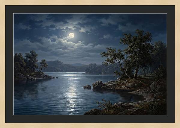 Tranquil Reflections Under Moonlight 5540