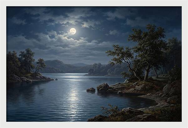 Tranquil Reflections Under Moonlight 5540