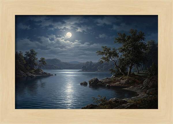 Tranquil Reflections Under Moonlight 5540