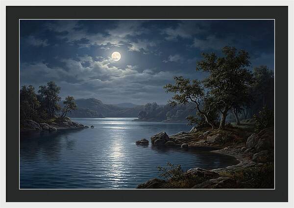 Tranquil Reflections Under Moonlight 5540