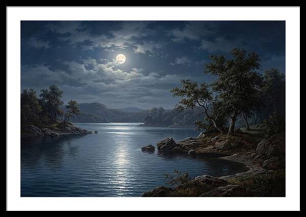 Tranquil Reflections Under Moonlight 5540