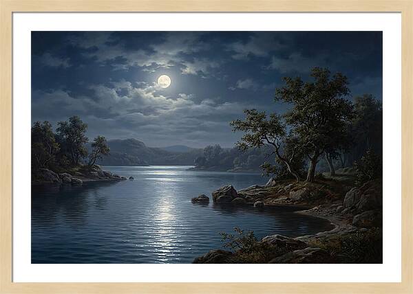 Tranquil Reflections Under Moonlight 5540