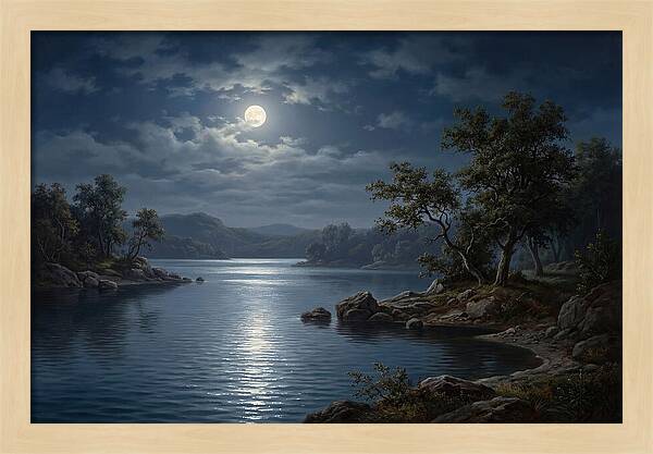 Tranquil Reflections Under Moonlight 5540