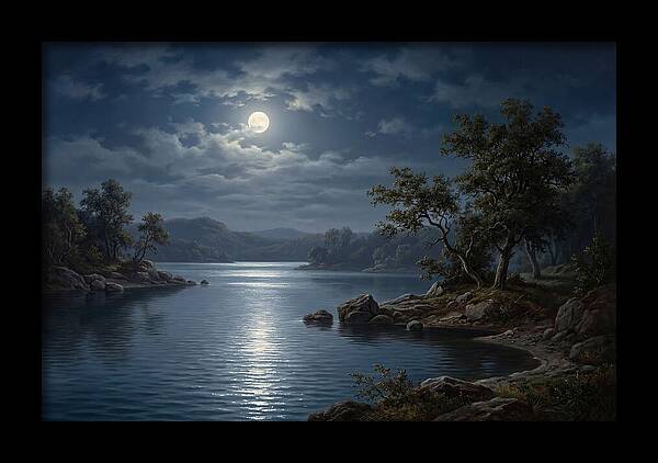 Tranquil Reflections Under Moonlight 5540