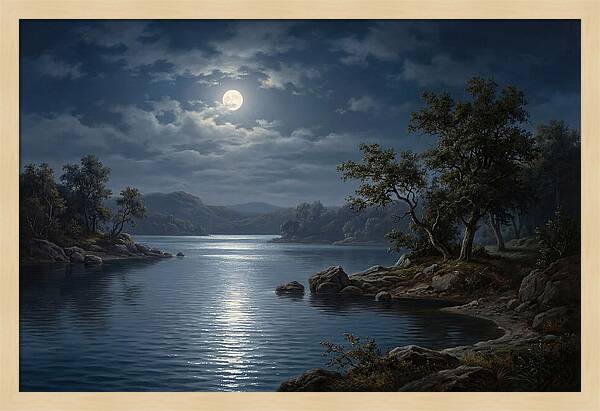 Tranquil Reflections Under Moonlight 5540