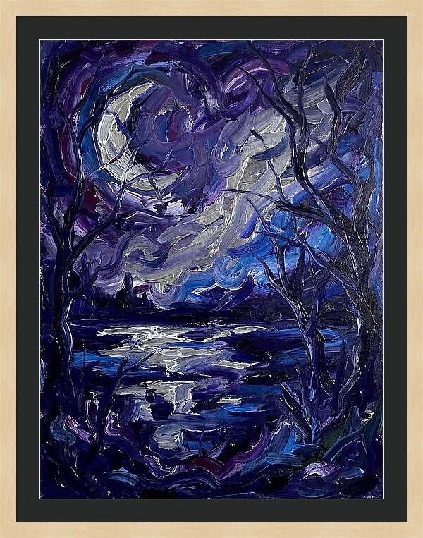 Tranquil Reflections Under Moonlight 5555