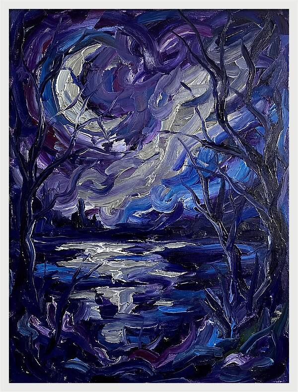Tranquil Reflections Under Moonlight 5555