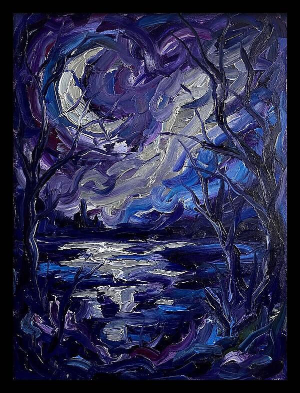 Tranquil Reflections Under Moonlight 5555