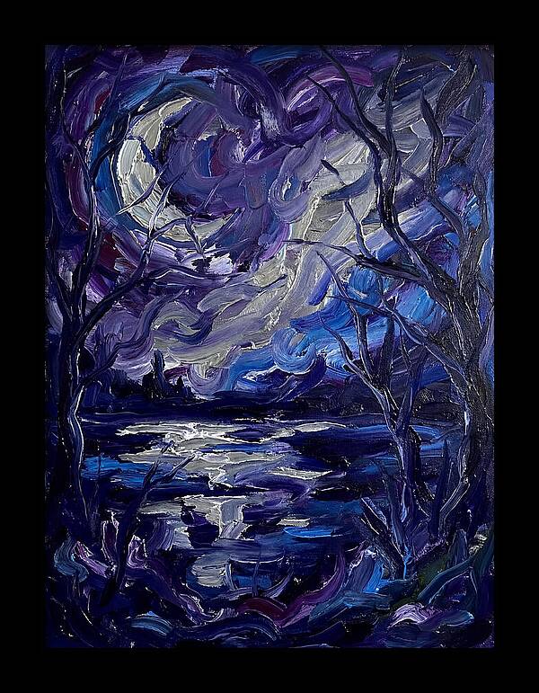 Tranquil Reflections Under Moonlight 5555