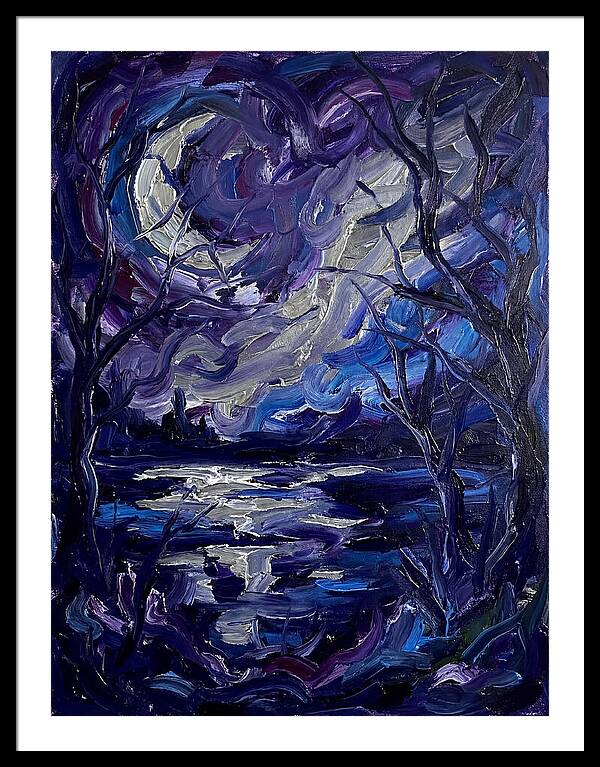 Tranquil Reflections Under Moonlight 5555