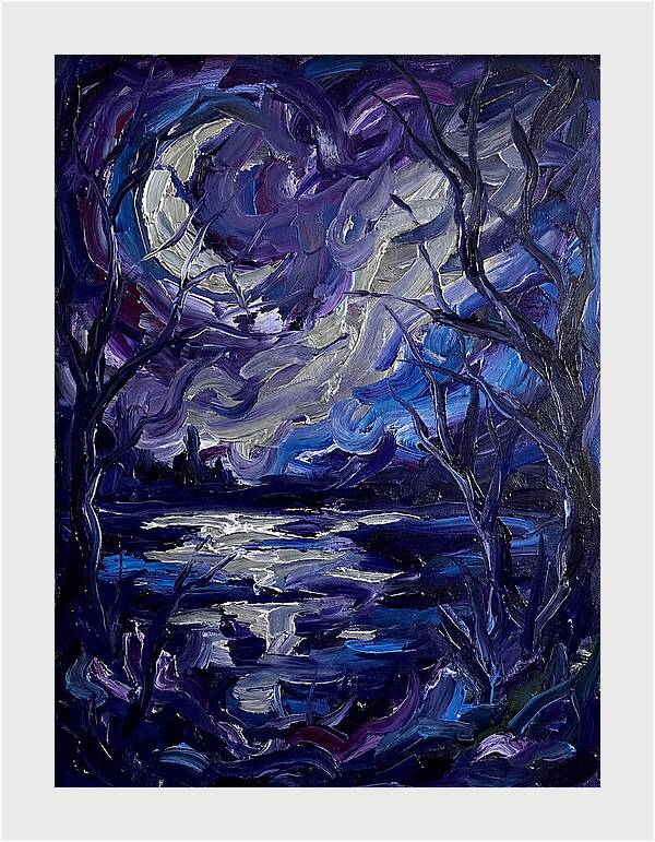 Tranquil Reflections Under Moonlight 5555