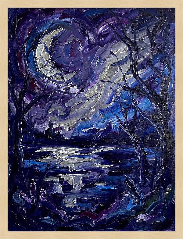Tranquil Reflections Under Moonlight 5555