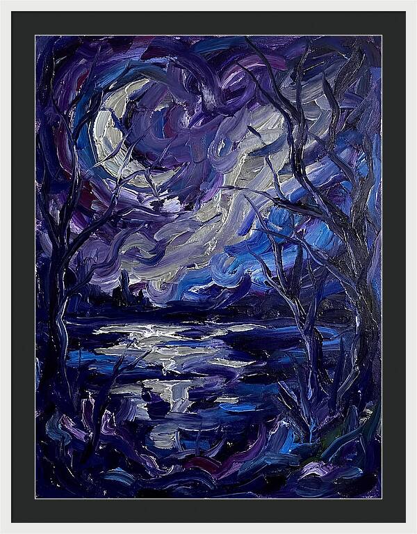 Tranquil Reflections Under Moonlight 5555