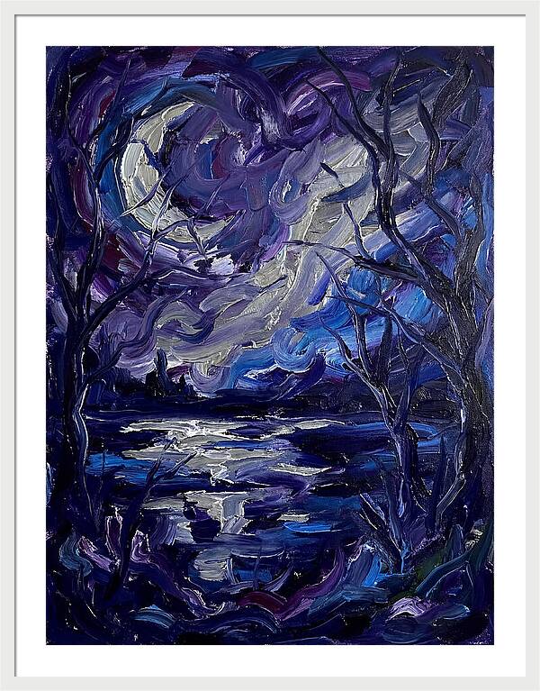 Tranquil Reflections Under Moonlight 5555