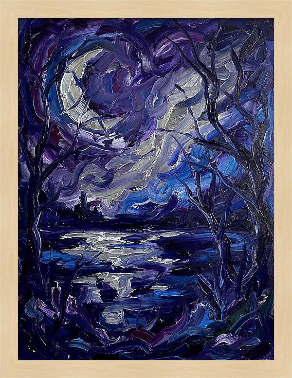 Tranquil Reflections Under Moonlight 5555