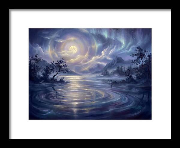 Tranquil Reflections Under Moonlight