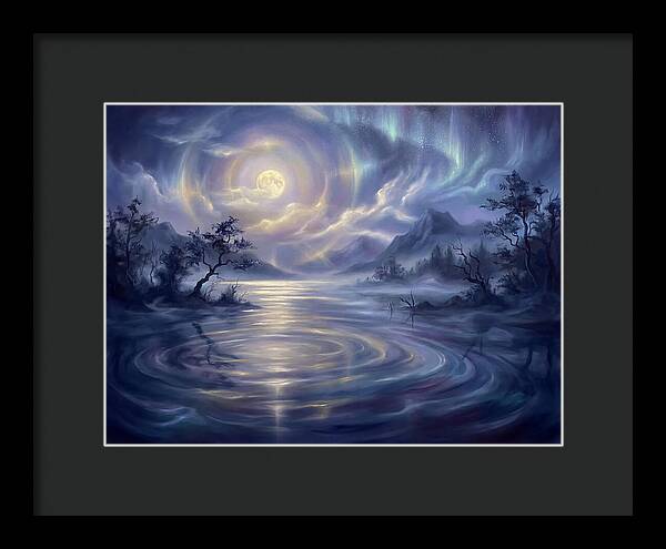 Tranquil Reflections Under Moonlight