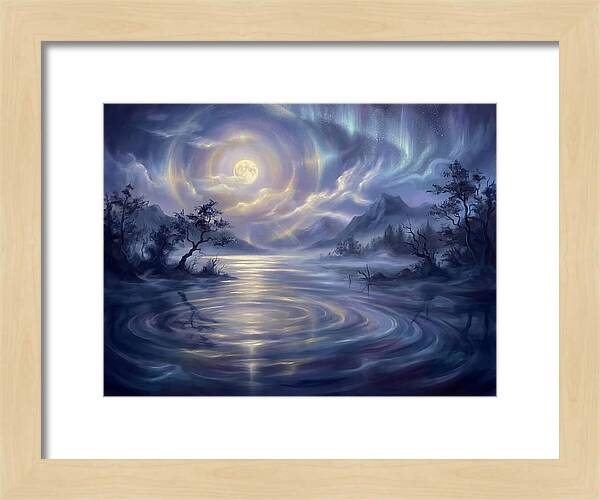 Tranquil Reflections Under Moonlight