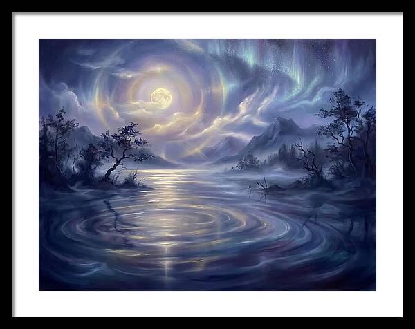 Tranquil Reflections Under Moonlight
