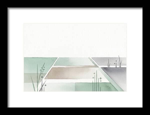 Tranquil Rice Paddy Reflections
